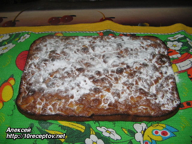 Быстрый яблочный пирог Быстрый яблочный пирог
