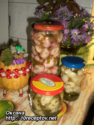 Чеснок маринованный Чеснок маринованный