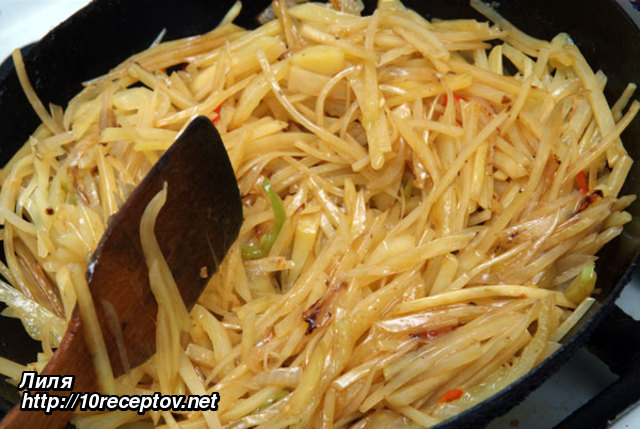Картофель по-корейски Картофель по-корейски