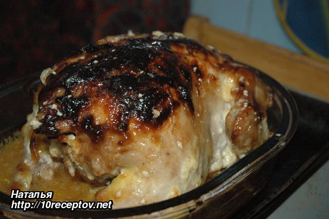 Курица с творожной начинкой Курица с творожной начинкой
