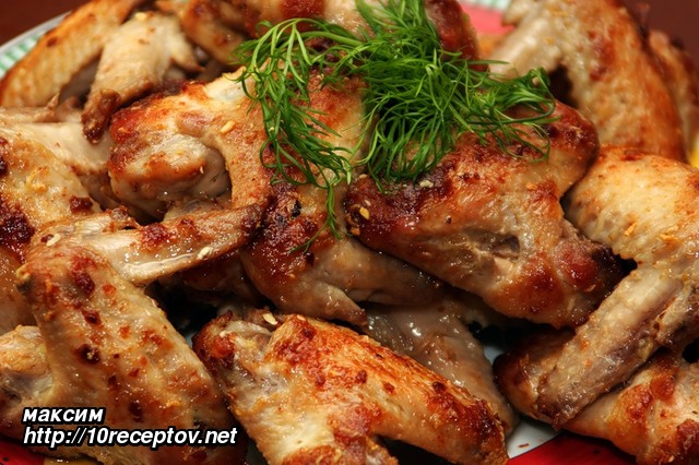 Куриные крылышки маринованные Куриные крылышки маринованные