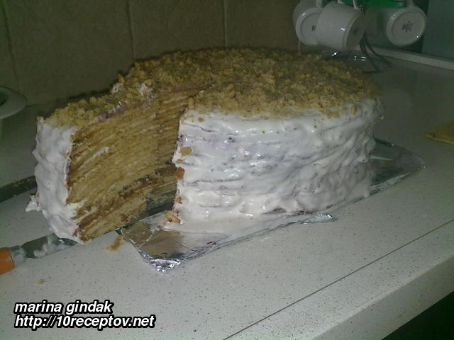 Медовый торт Медовый торт