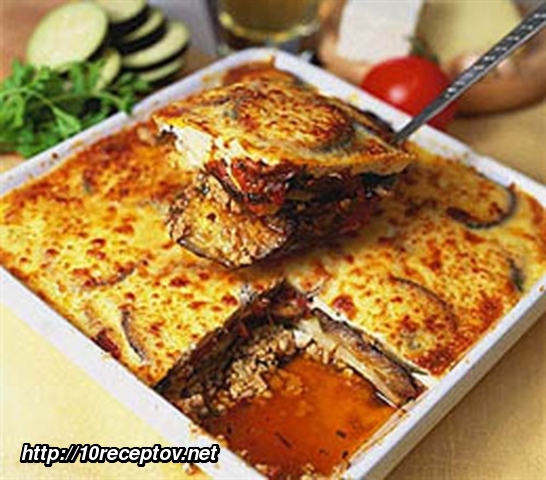 Мусака из кабачков Мусака из кабачков