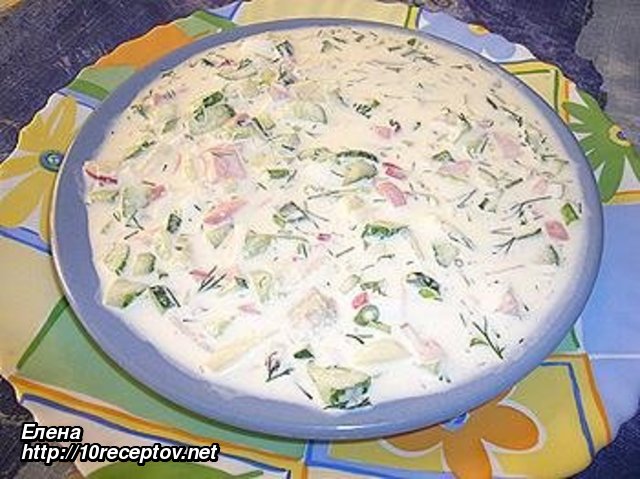 Окрошка овощная Окрошка овощная