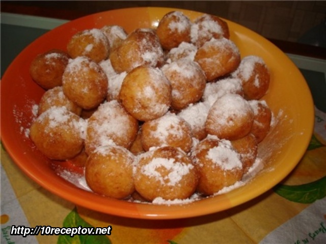 Орешки из творога Орешки из творога