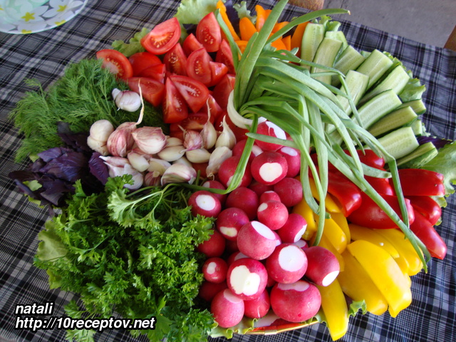 Овощная закуска рыбака Овощная закуска рыбака