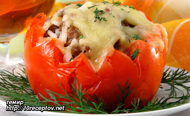 Помидоры, фаршированные рисом Помидоры, фаршированные рисом