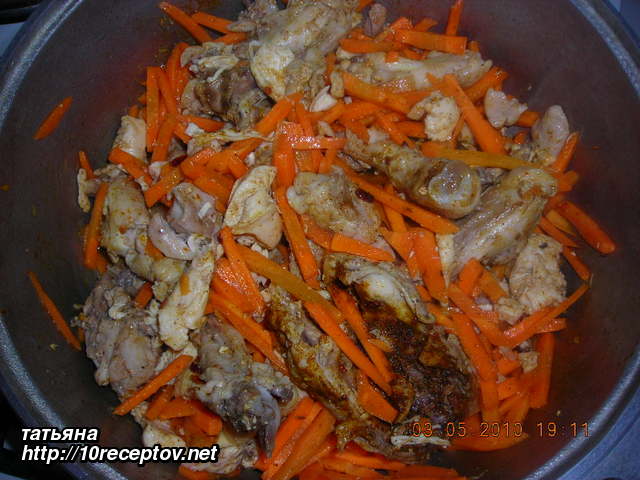 Сложный салат из печени Сложный салат из печени