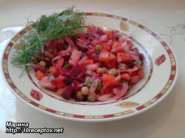 Винегрет овощной (Русский салат) Винегрет овощной (Русский салат)