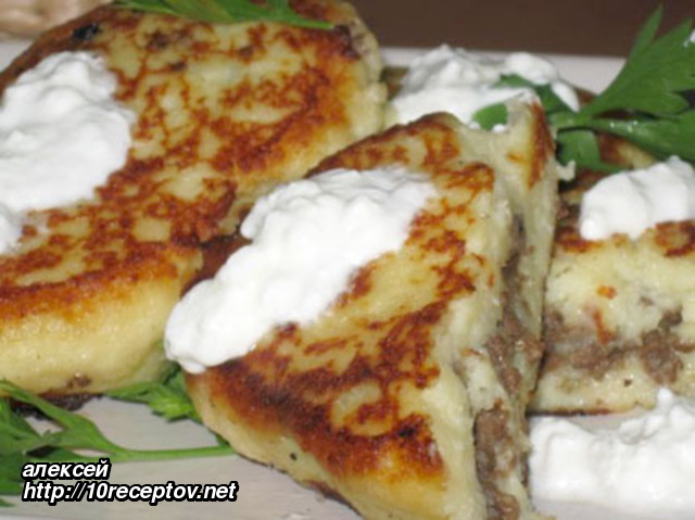 Зразы картофельные с мясом Зразы картофельные с мясом